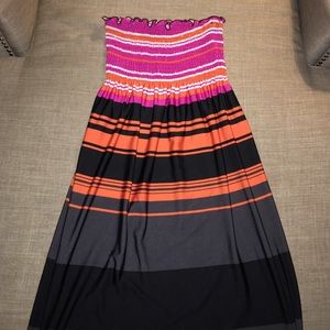 Tube top maxi dress